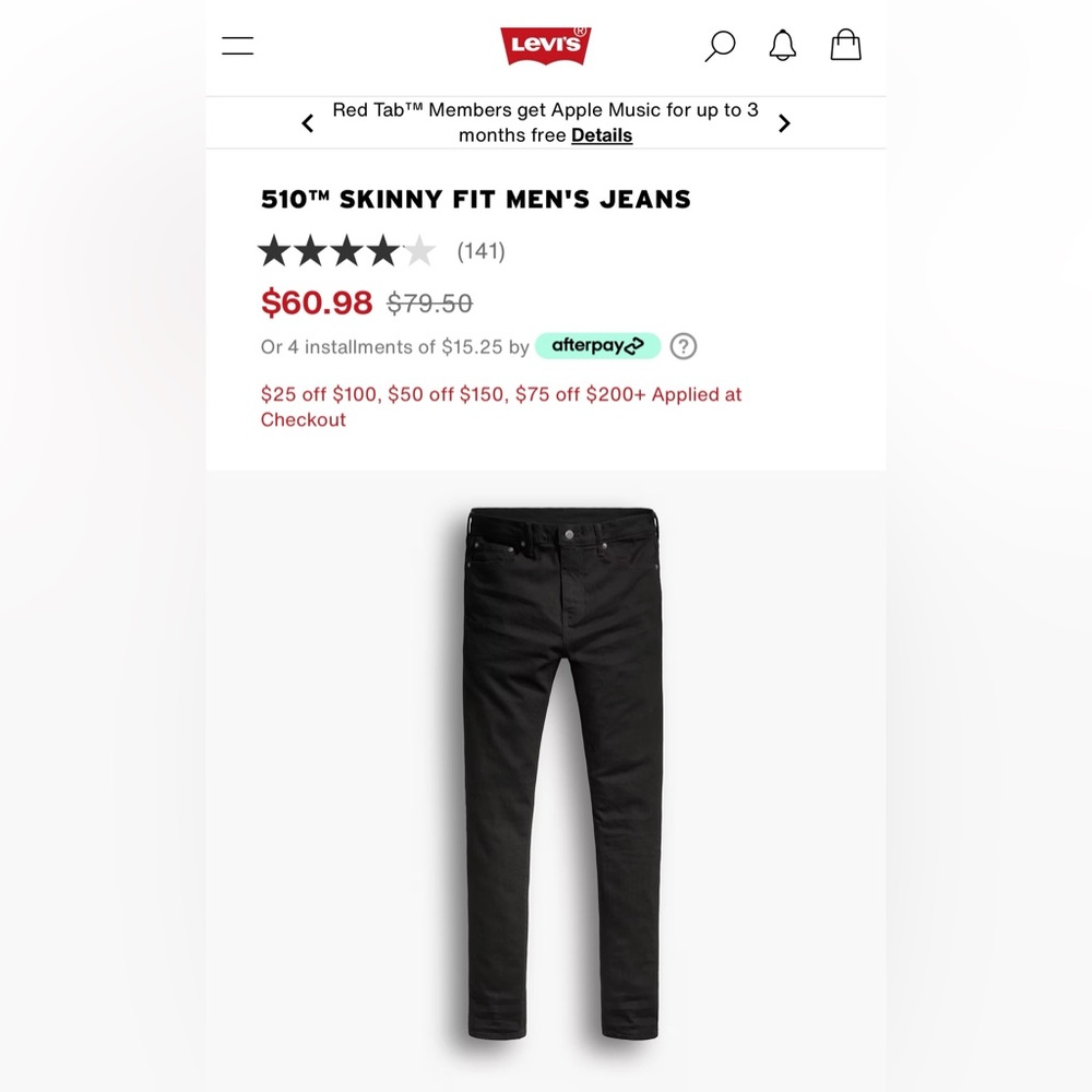 Levi’s® Men's 510™ Flex Skinny Fit Jeans